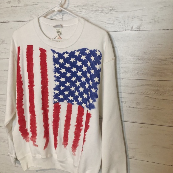 Vintage NWT American flag sweater - Picture 2 of 5